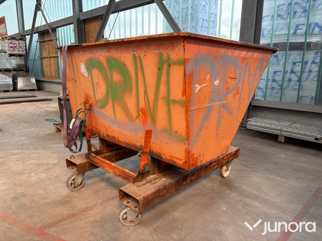 Tippcontainer - Bauer AK 100, 1 000 kg