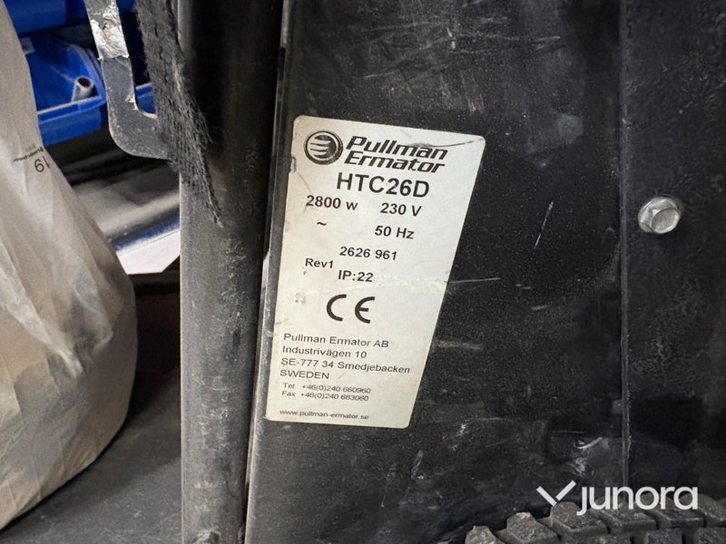 Industridammsugare - Pullman Ermator, HTC 26D