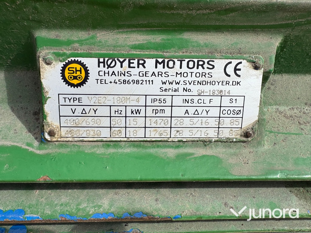 Elmotor - Høyer, Y2E2-180M-4