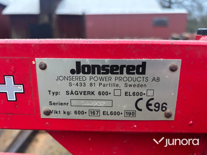 Minisågverk - Jonsered EL 600+