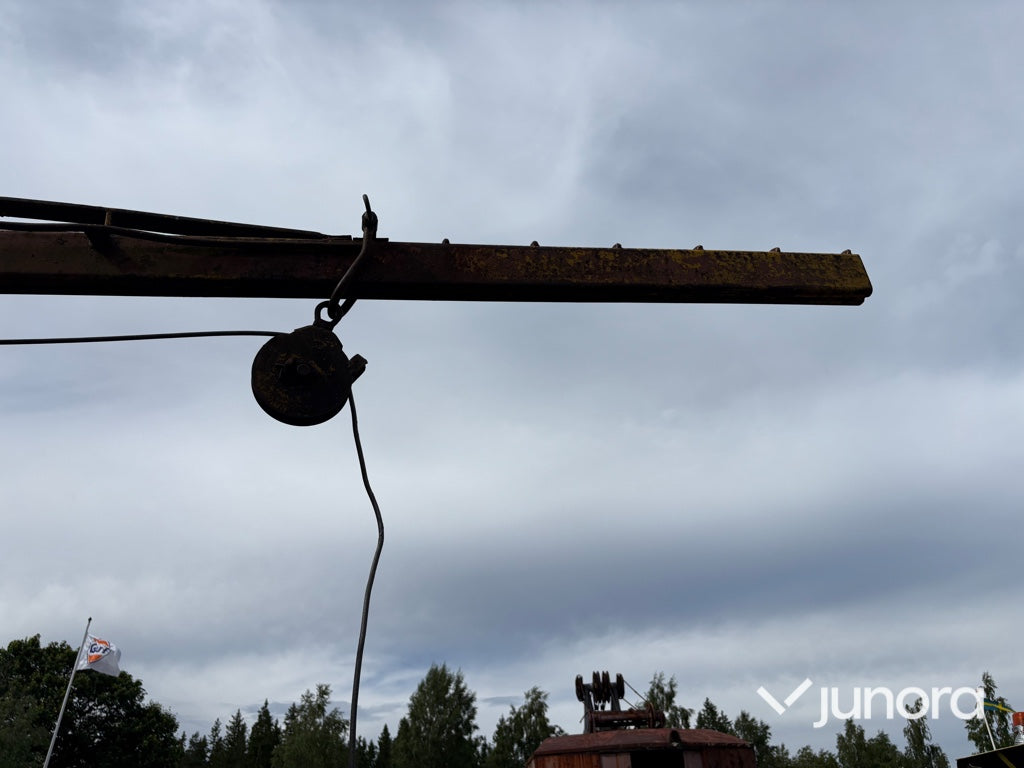 Skogsvagn med vajerkran - Rottne, VDF