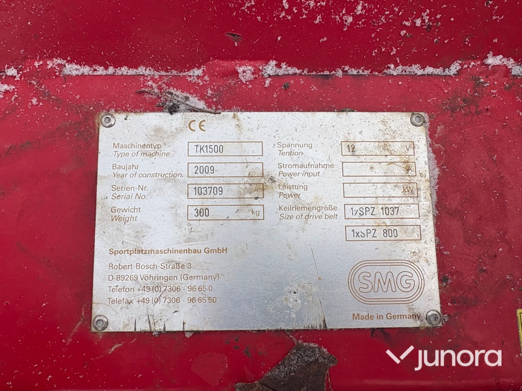 Djuprengörare - SMG, Turfking TK1500