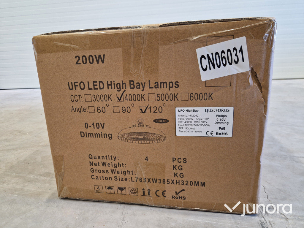 LED industribelysning - Philips driver, UFO High Bay 200W