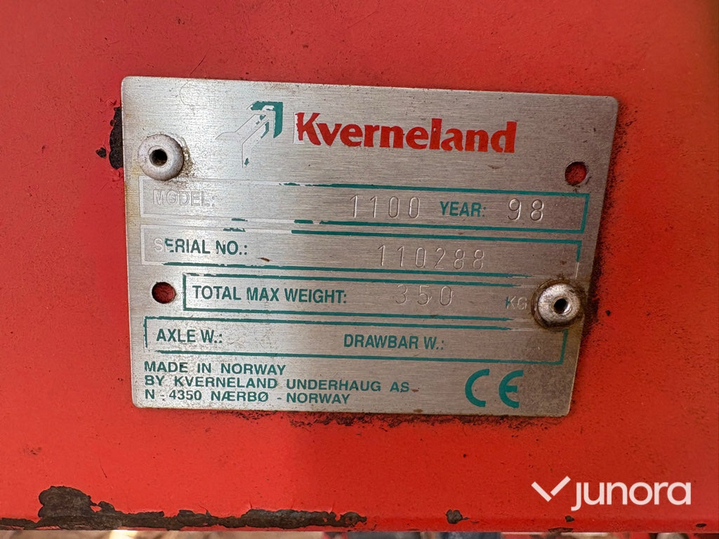 Potatiskupare - Kverneland, UN 1100