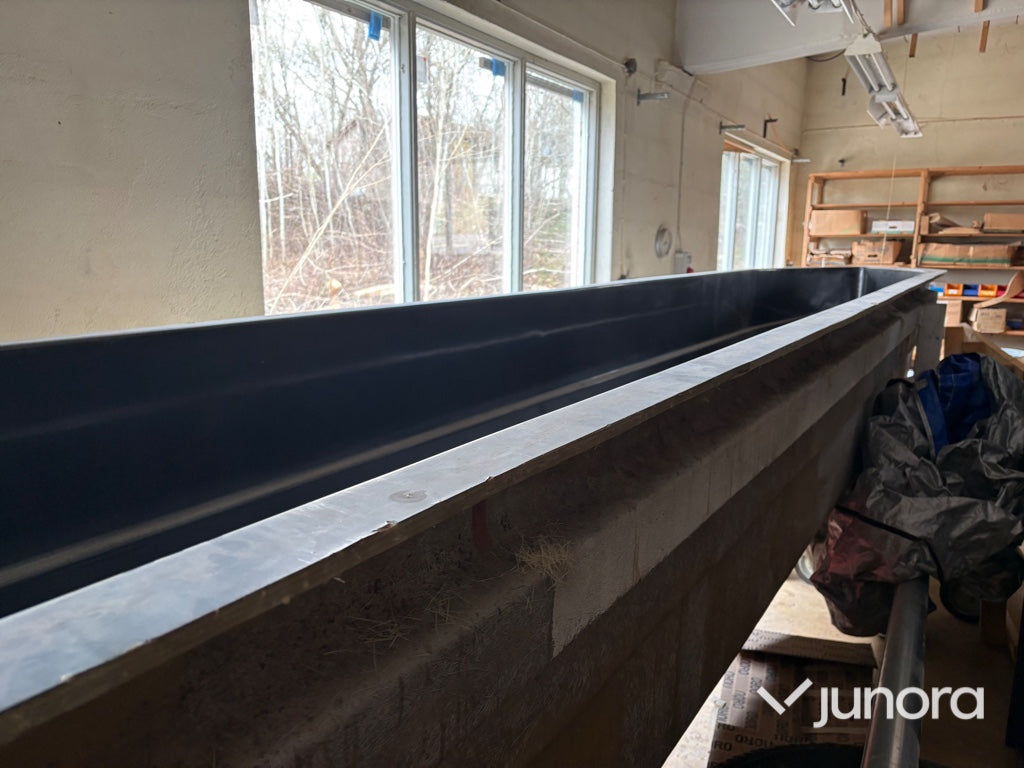 Gjutform till glasfiberponton