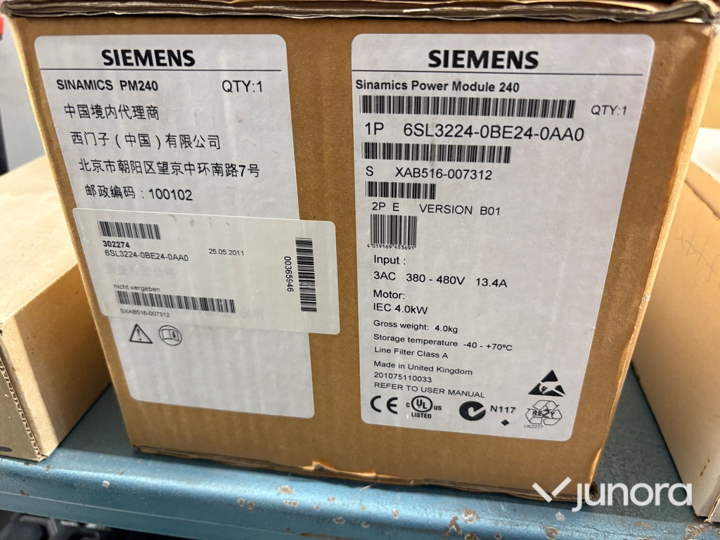 Siemens Frekvensomriktare och CPU