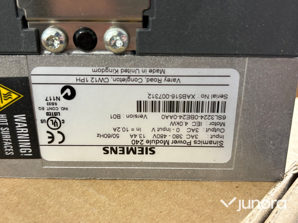 Siemens Frekvensomriktare och CPU