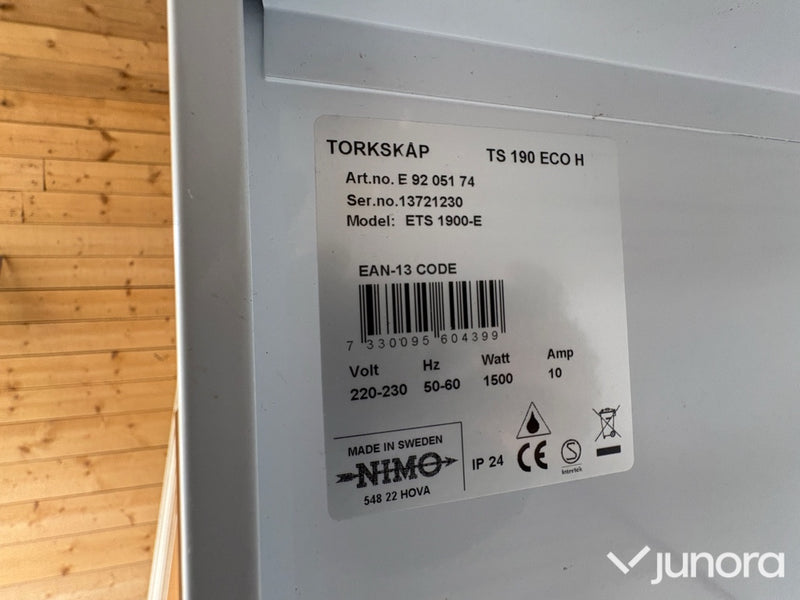 Torkskåp Cylinda