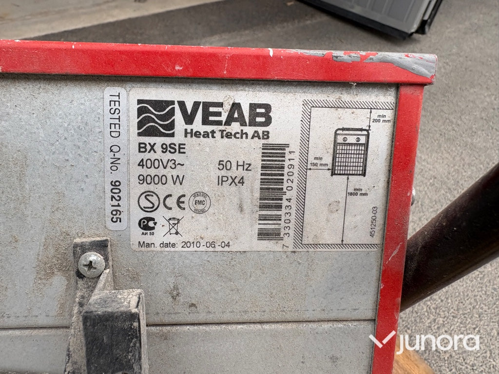 Värmefläkt - VEAB, BX 9SE