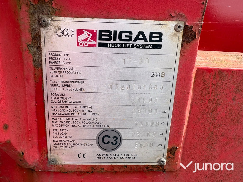 Lastväxlarvagn – Bigab 17-20