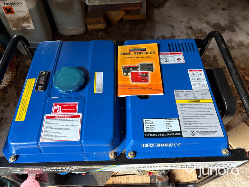 Dieselelverk DUAB-Power MDG7500CLE-3