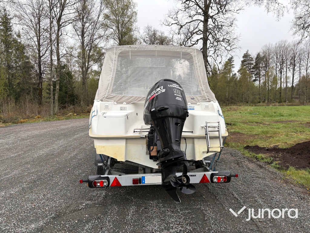 Båt med trailer - Suzuki, Lowrance HR510