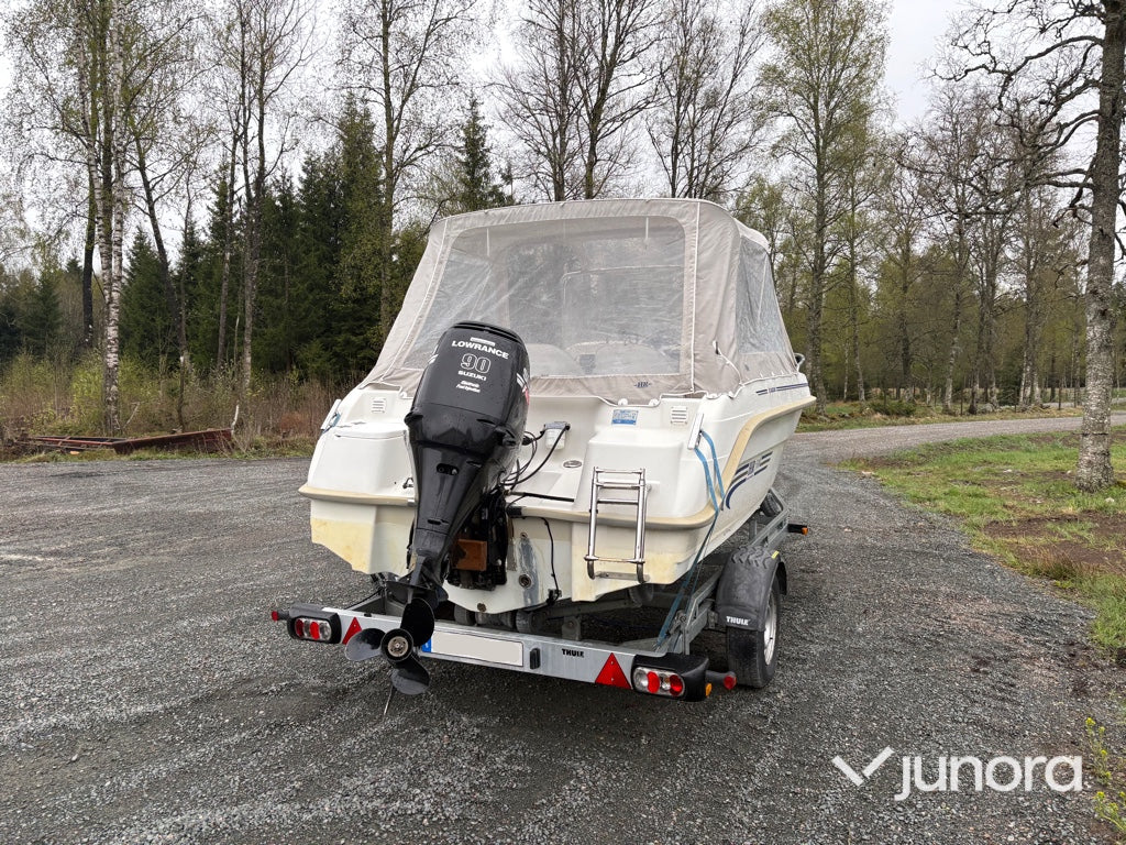 Båt med trailer - Suzuki, Lowrance HR510