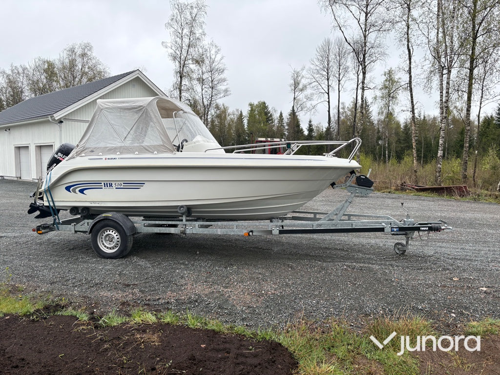 Båt med trailer - Suzuki, Lowrance HR510