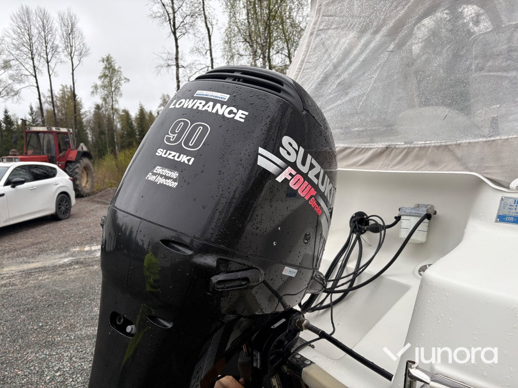 Båt med trailer - Suzuki, Lowrance HR510