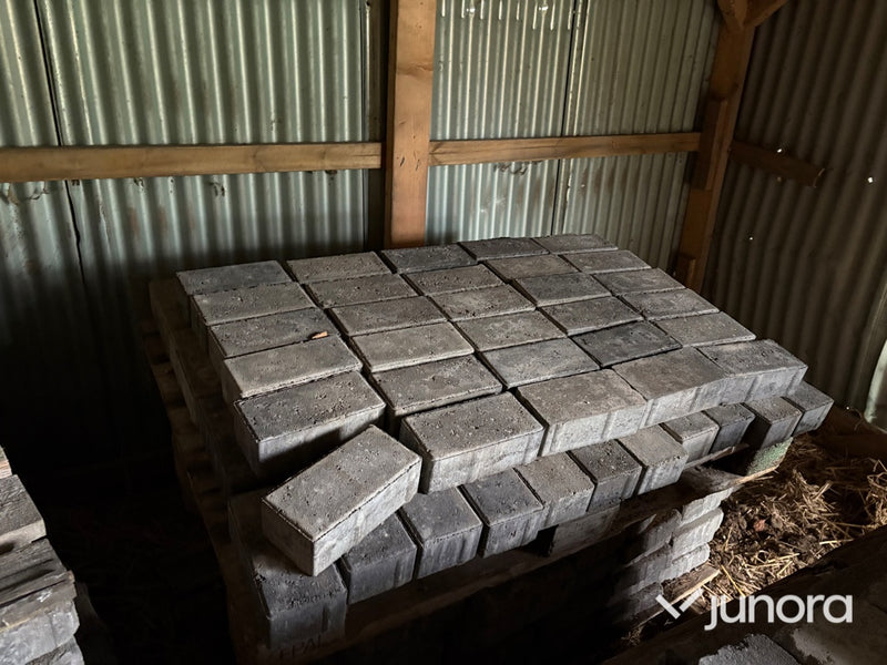 Munksten - Naturgrå, 6st pall