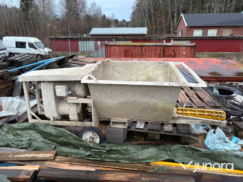 Färg- och putsspruta – Putzmeister, med kompressor och slangar