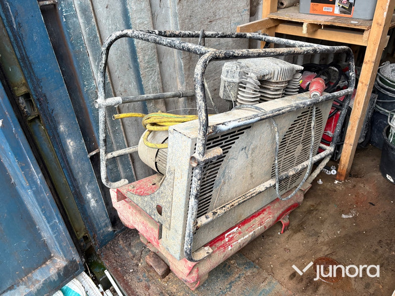 Färg- och putsspruta – Putzmeister, med kompressor och slangar