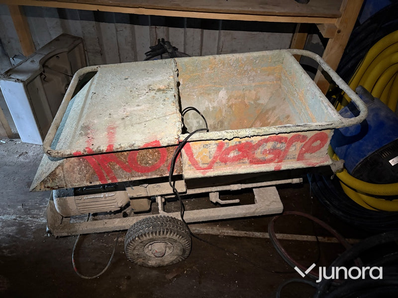 Färg- och putsspruta – Putzmeister, med kompressor och slangar