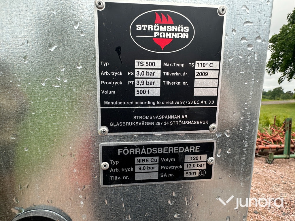 Ackumulatortank - Strömsnäspannan, TS 500