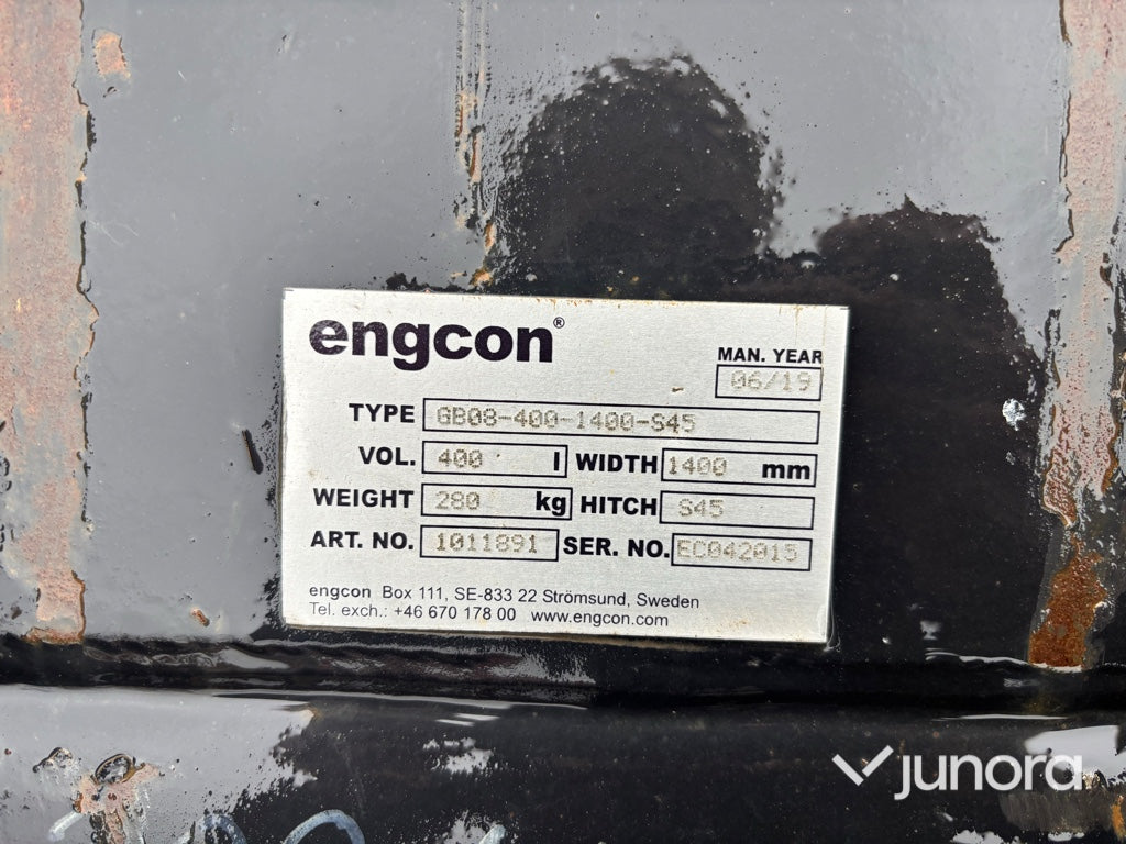 Planeringskopa - Engcon S45