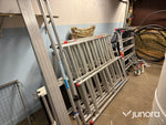 Aluminiumställning med solpanelshiss Euroscaffold