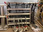 Aluminiumställning med solpanelshiss Euroscaffold