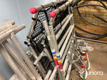 Aluminiumställning med solpanelshiss Euroscaffold