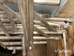 Aluminiumställning med solpanelshiss Euroscaffold