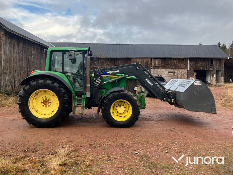 John Deere 6620 med lastare och frontlyft