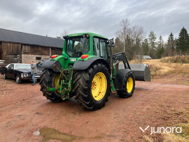 John Deere 6620 med lastare och frontlyft