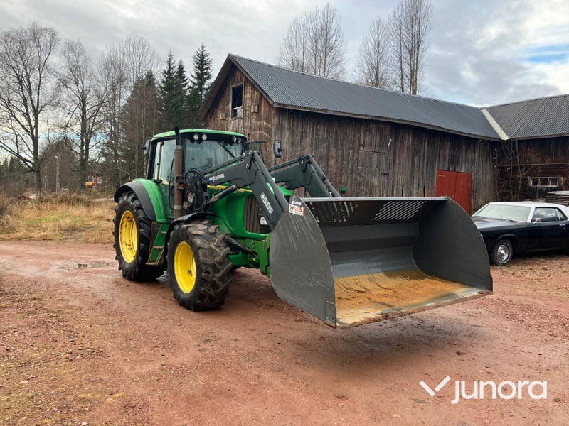 John Deere 6620 med lastare och frontlyft