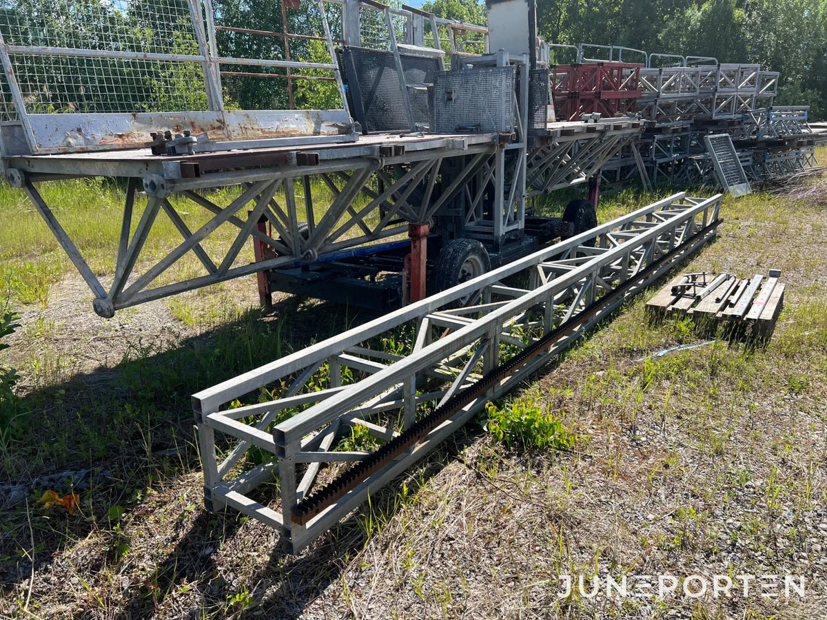 Klätterplattform Hunnebeck MSM 1000 med hjul