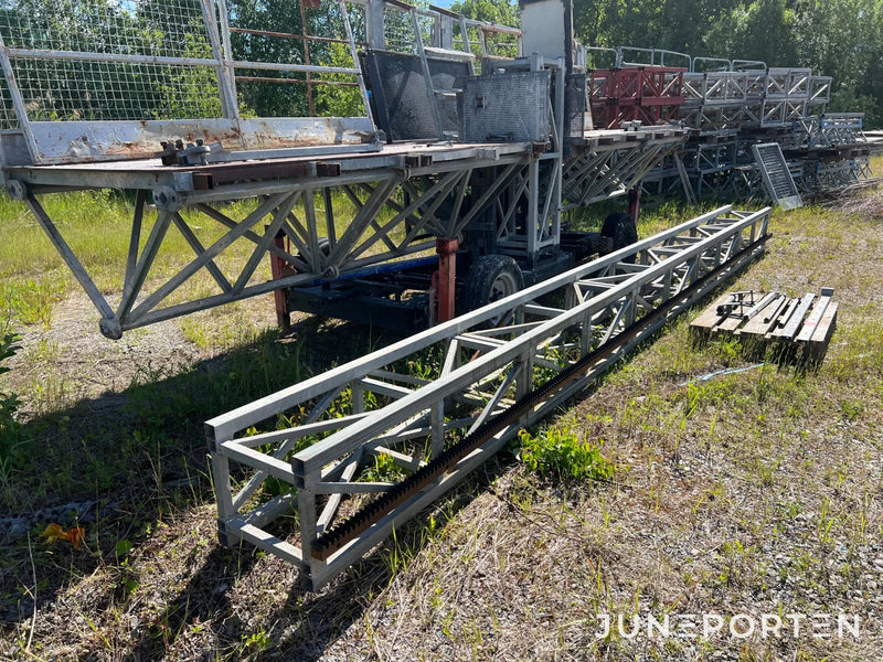 Klätterplattform Hunnebeck MSM 1000 med hjul