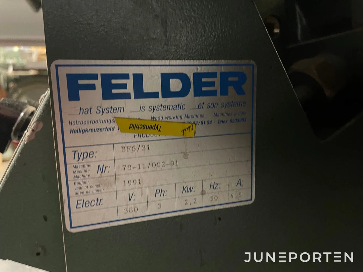 Kombimaskin Felder BF6-31