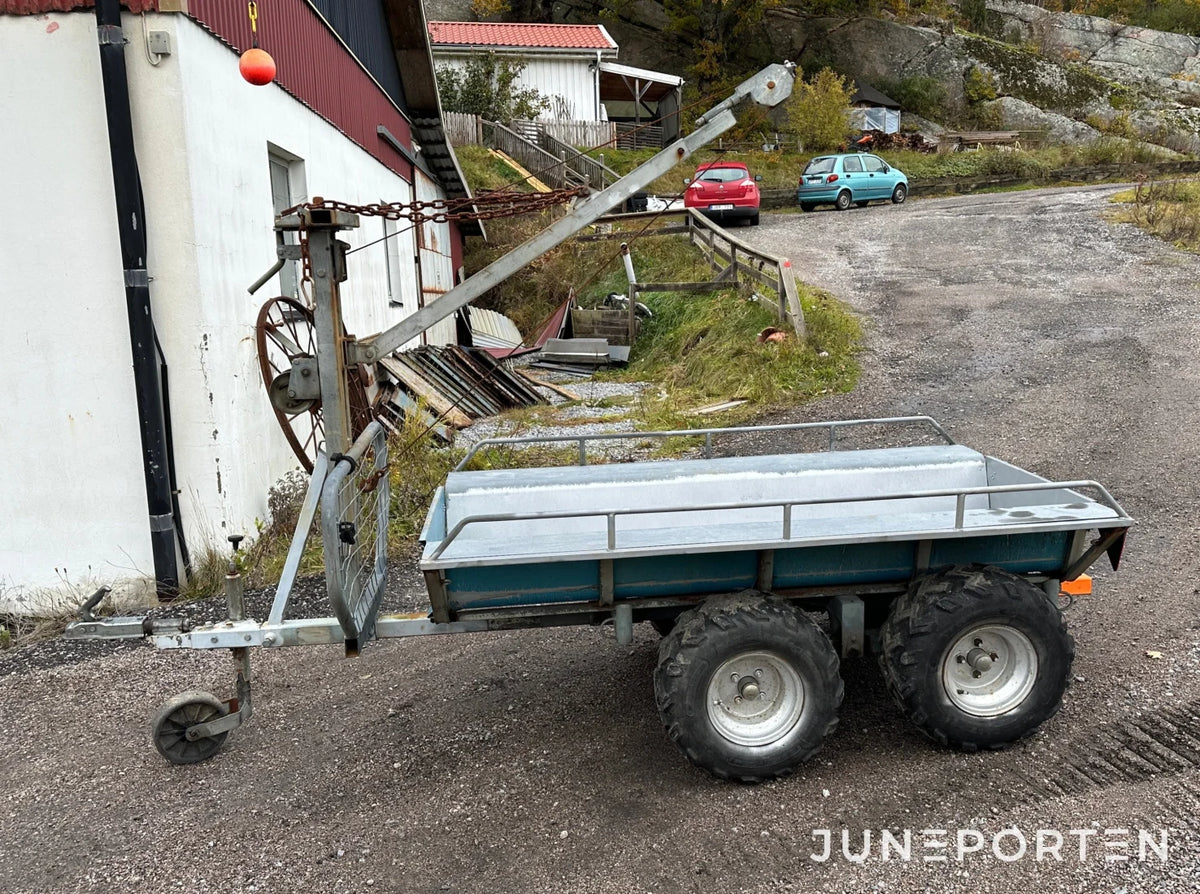 Kombivagn för fyrhjuling