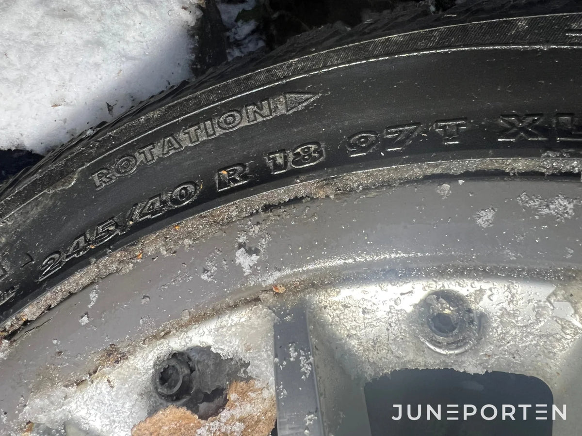 Kompletta Vinterhjul BBS Audi med dubb