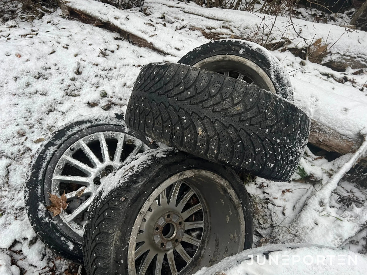 Kompletta Vinterhjul BBS Audi med dubb