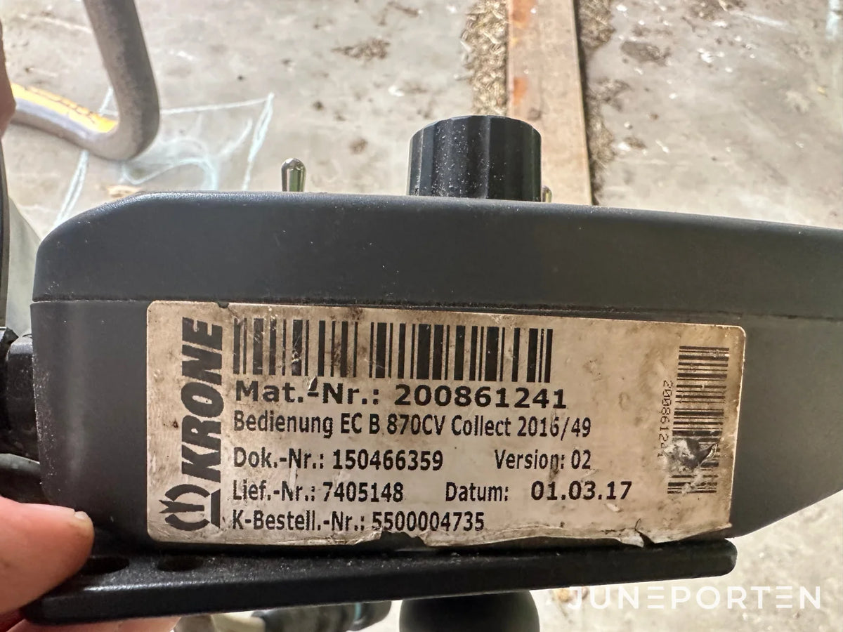 Slåtterkross Krone EasyCut B870 CV Collect