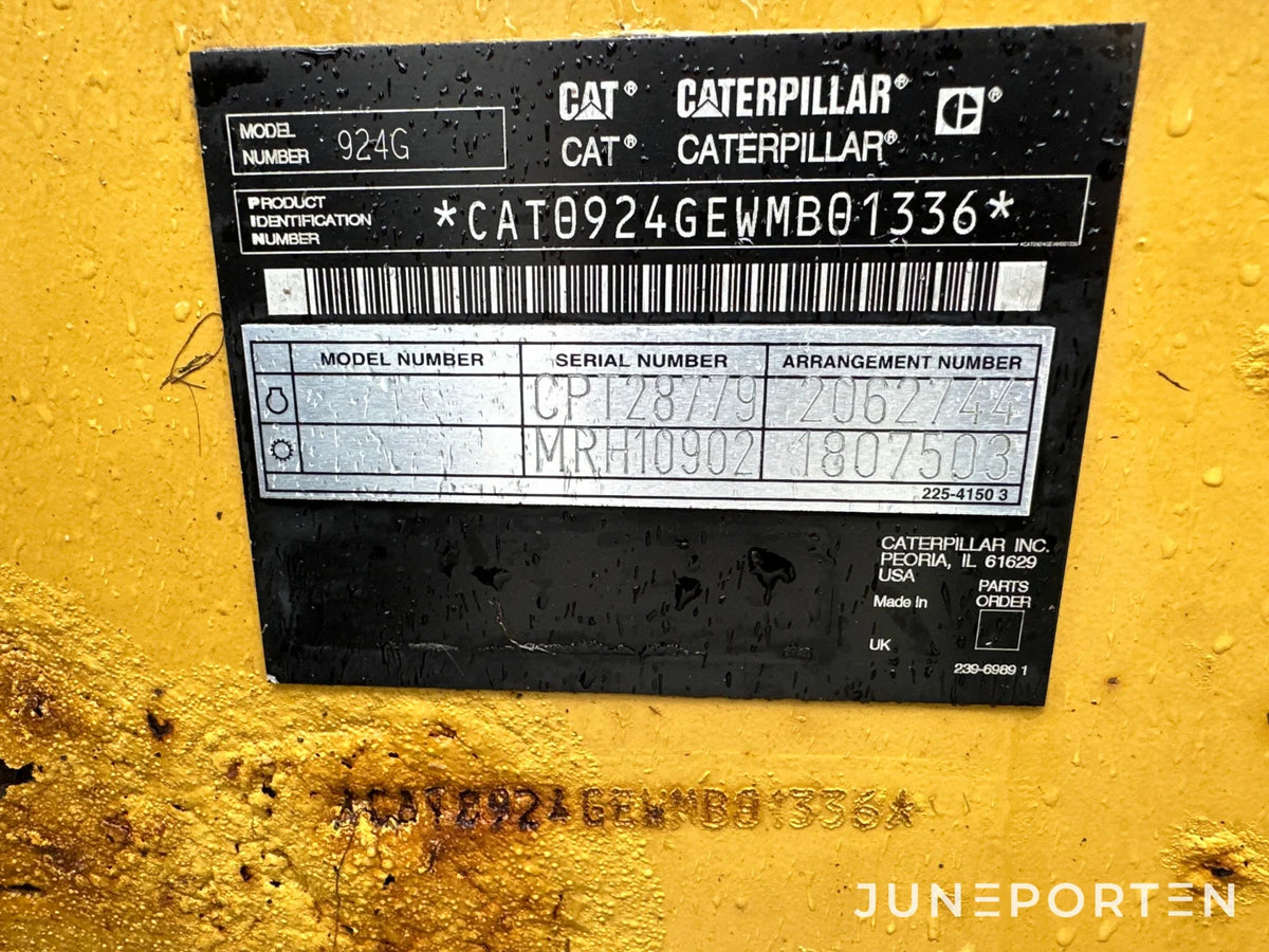 Lastmaskin Cat 924 G