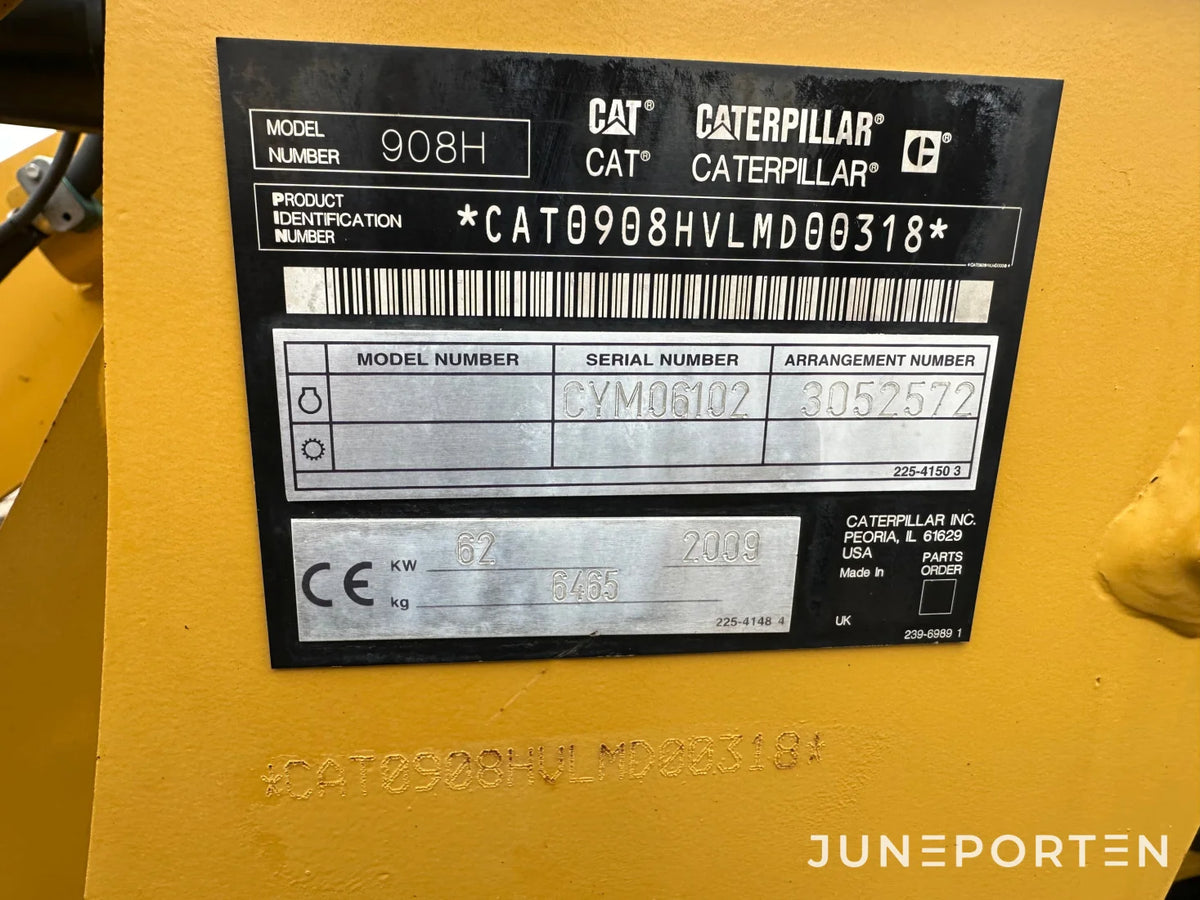 Lastmaskin Caterpillar 908H