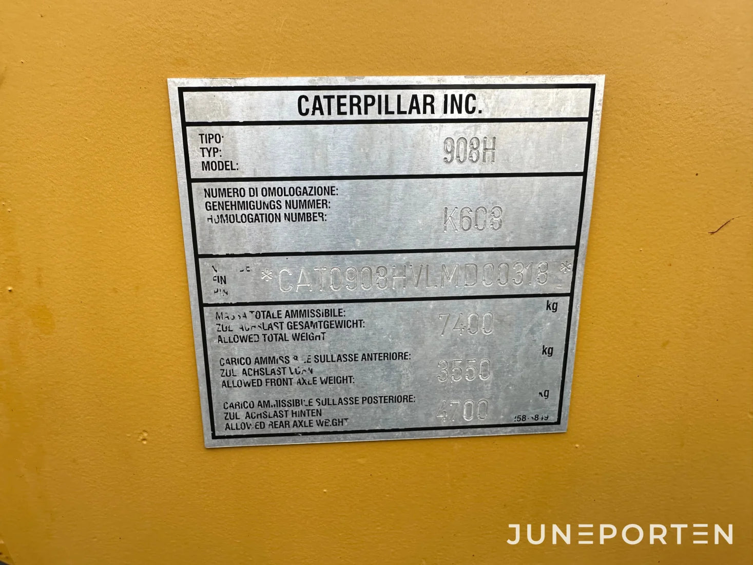 Lastmaskin Caterpillar 908H