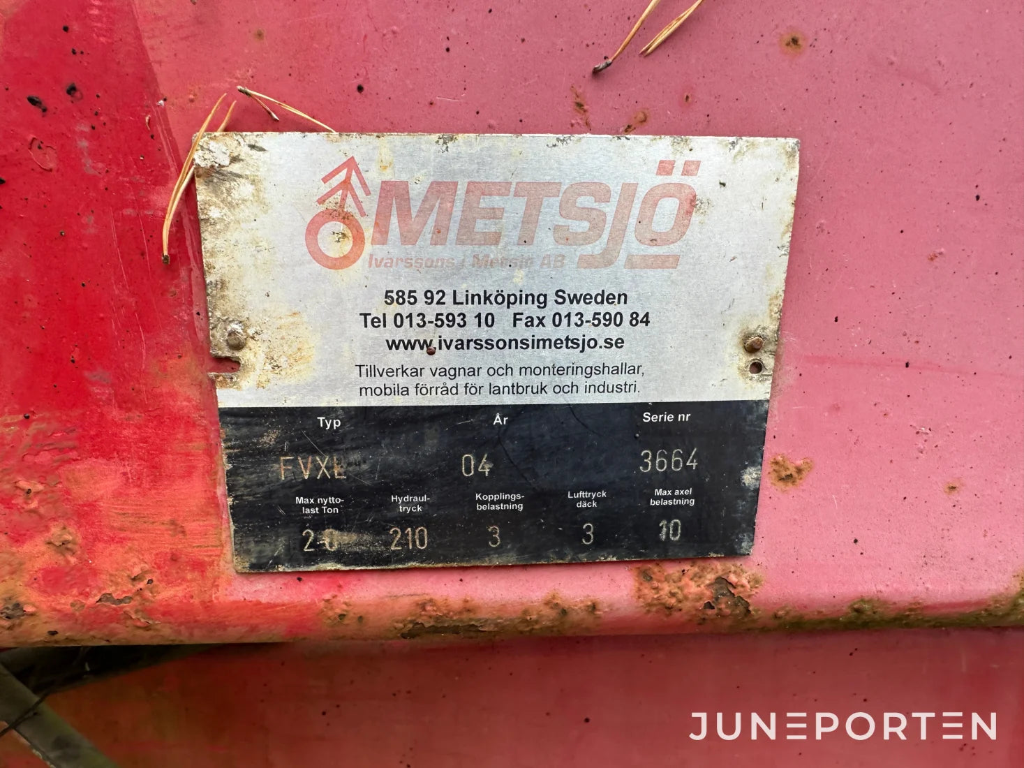 Lastväxlarsläp Metsjö Metaflex 24