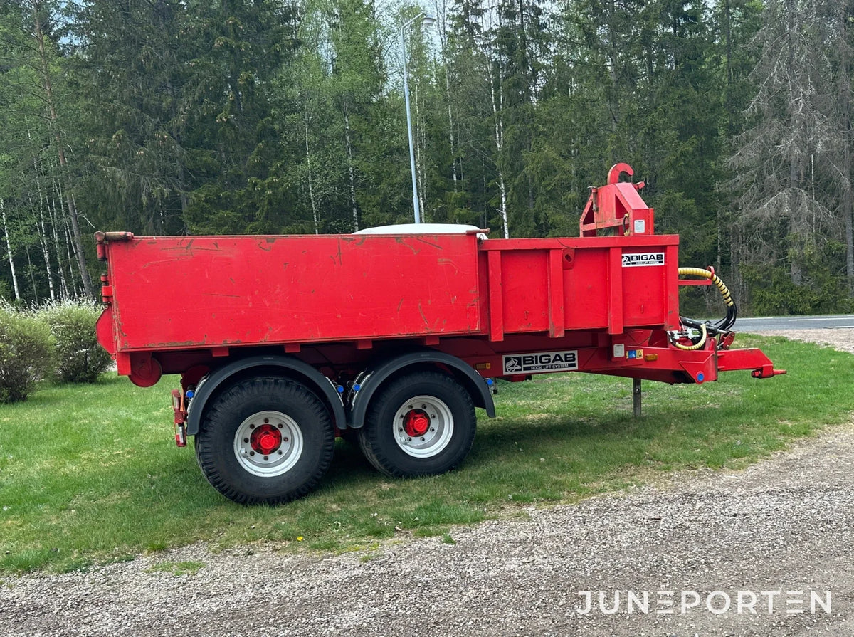 Lastväxlare Bigab 10-14 med flak