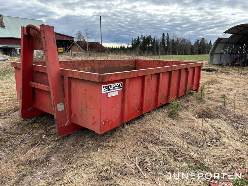 Lastväxlarvagn Bigab 12-15 grusflak