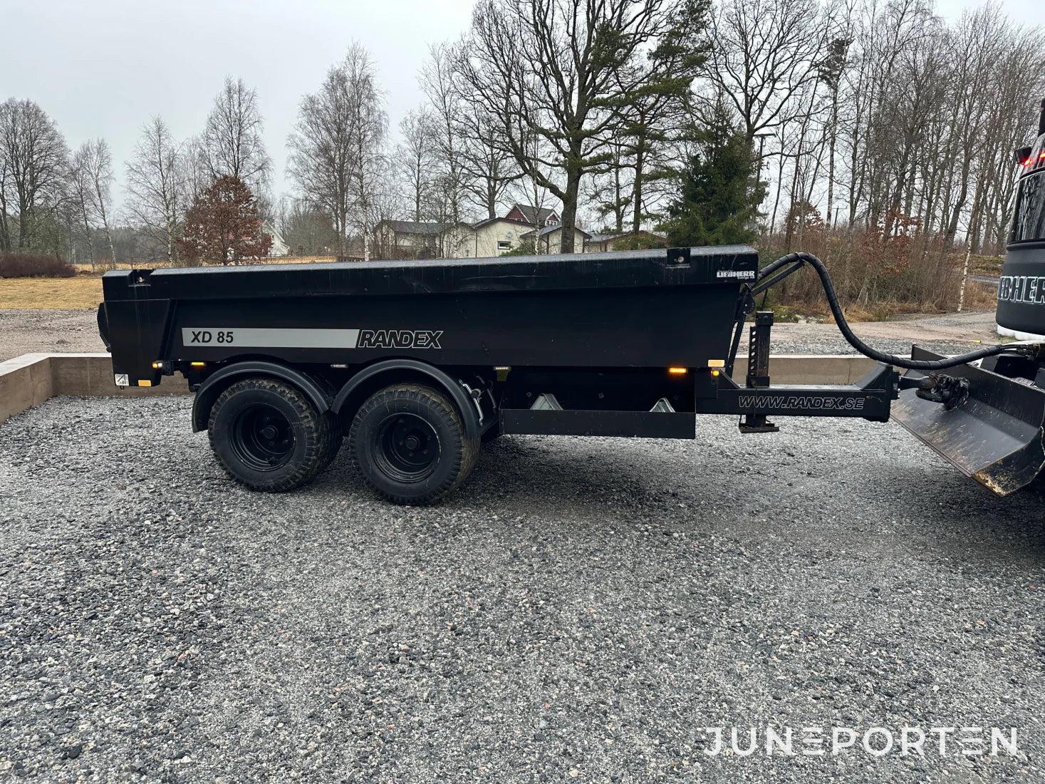 Hjulgrävare Liebherr 914 med vagn Randex XD 85