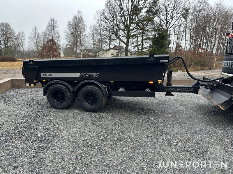 Hjulgrävare Liebherr 914 med vagn Randex XD 85
