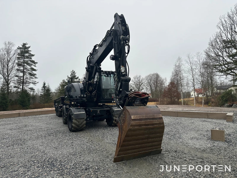 Hjulgrävare Liebherr 914 med vagn Randex XD 85