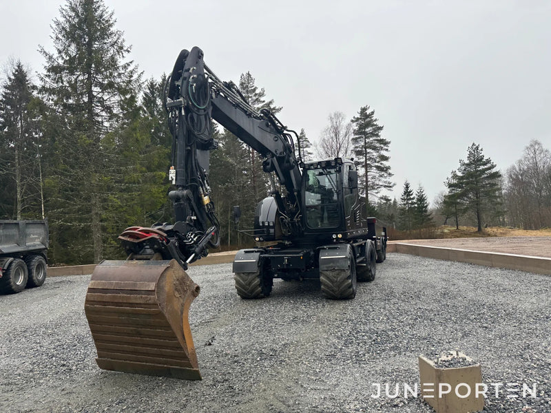 Hjulgrävare Liebherr 914 med vagn Randex XD 85