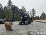 Hjulgrävare Liebherr 914 med vagn Randex XD 85